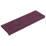 Vidaxl Stair Tappet 15 St 65x21x4 cm Dark Purple