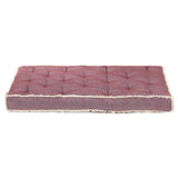 Vidaxl Bank Cushion Pallet 120x80x10 cm Bordeaux rosso