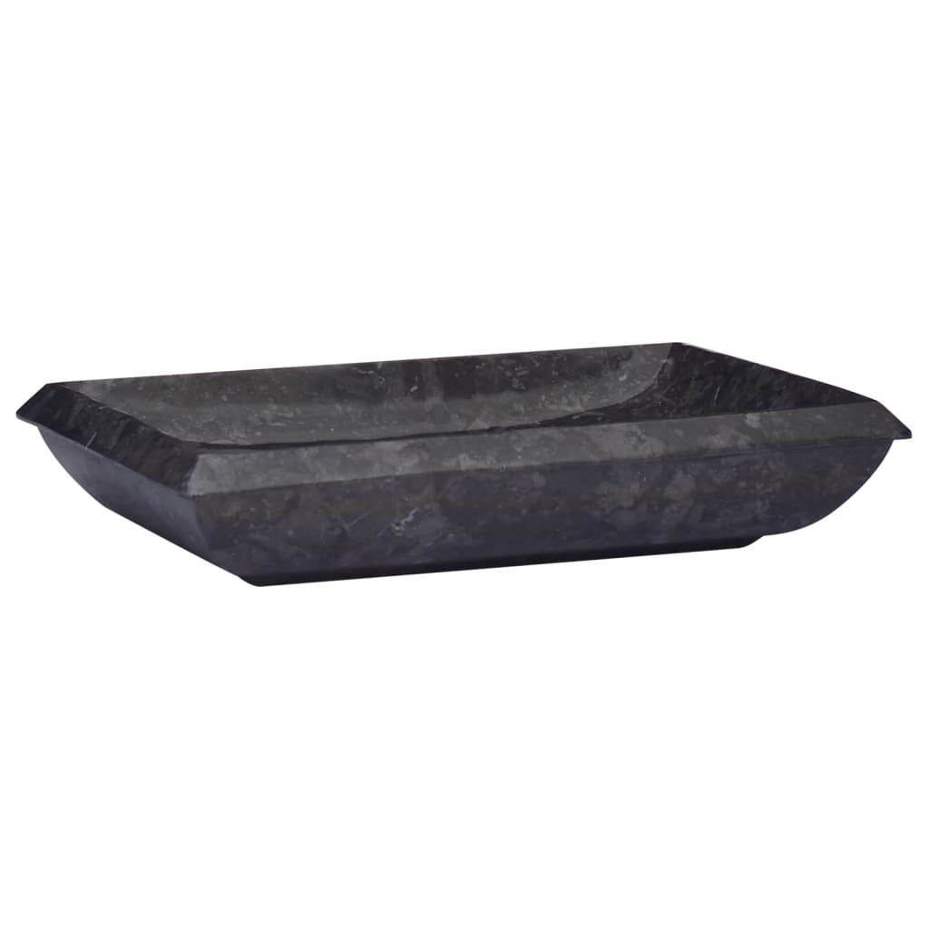 VidaXL sink 50x35x10 cm marble black