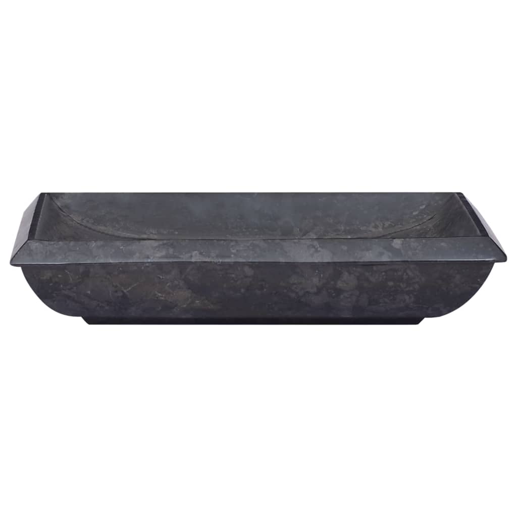 VidaXL sink 50x35x10 cm marble black