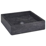 Vidaxl sink 40x40x10 cm marble black