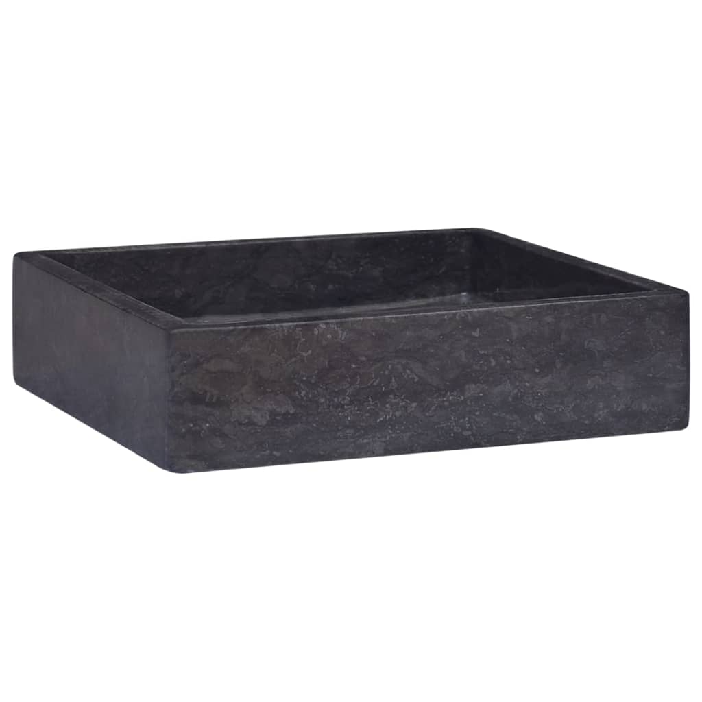 Vidaxl sink 40x40x10 cm marble black