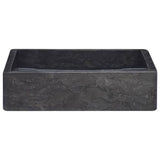 Vidaxl sink 40x40x10 cm marble black