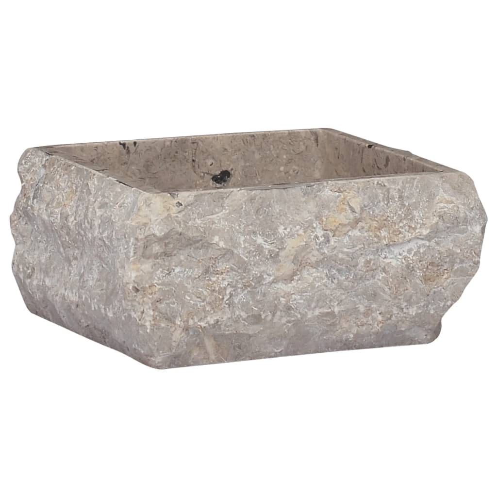 Vidaxl sink 30x30x13 cm marble gray