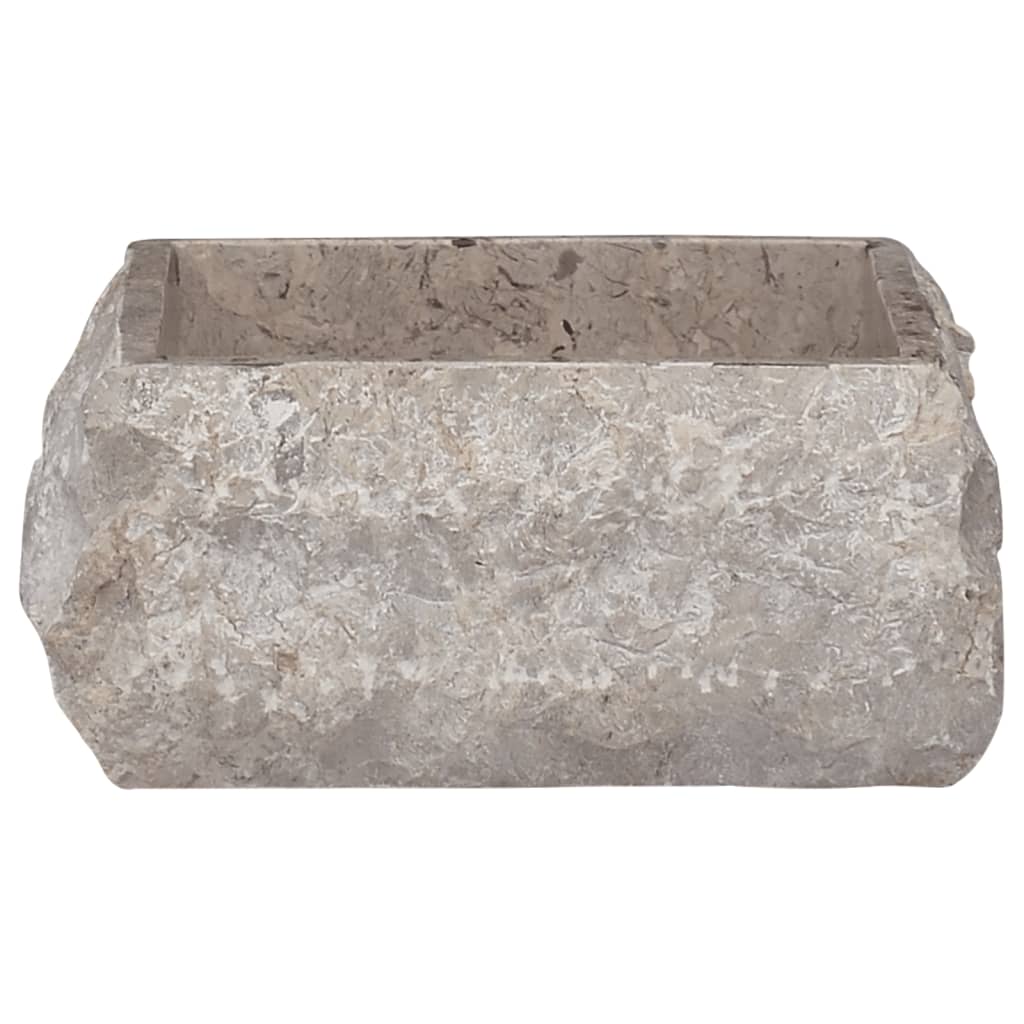 Vidaxl sink 30x30x13 cm marble gray