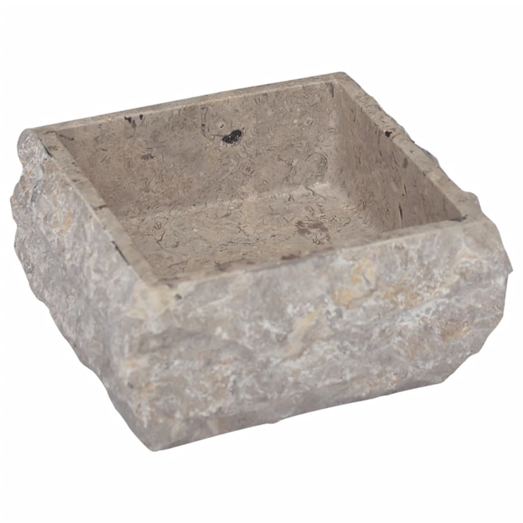 Vidaxl sink 30x30x13 cm marble gray