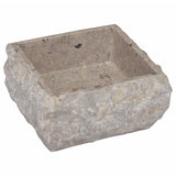 Vidaxl sink 30x30x13 cm marble gray