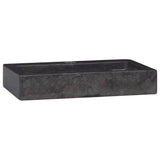 Vidaxl Washbasin Wall -montowana 38x24x6,5 cm marmurowa czarna