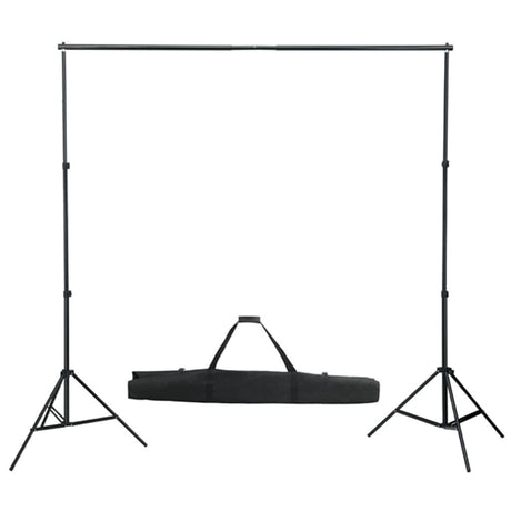 VidaXL Fotostudioset met lampen, paraplu's, achtergrond en reflector