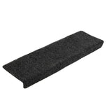 Vidaxl stair mats 5 st 65x21x4 cm needle felt gray