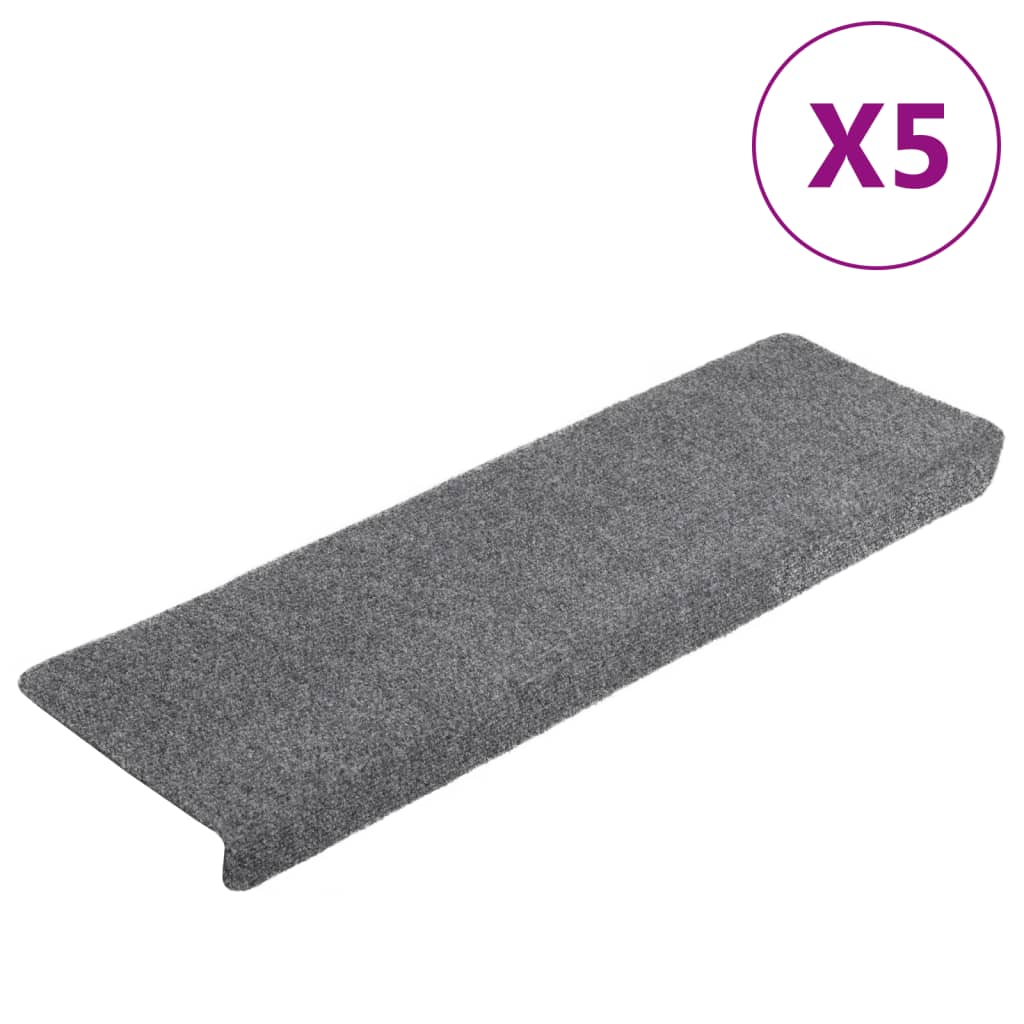 Vidaxl Staps Matten 5 St 65x21x4 cm huet d'Luucht liicht gefillt