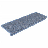 Esteras de escalera de Vidaxl autoadhesivas 15 SISAL SISAL 65X21X4 CM AZUL