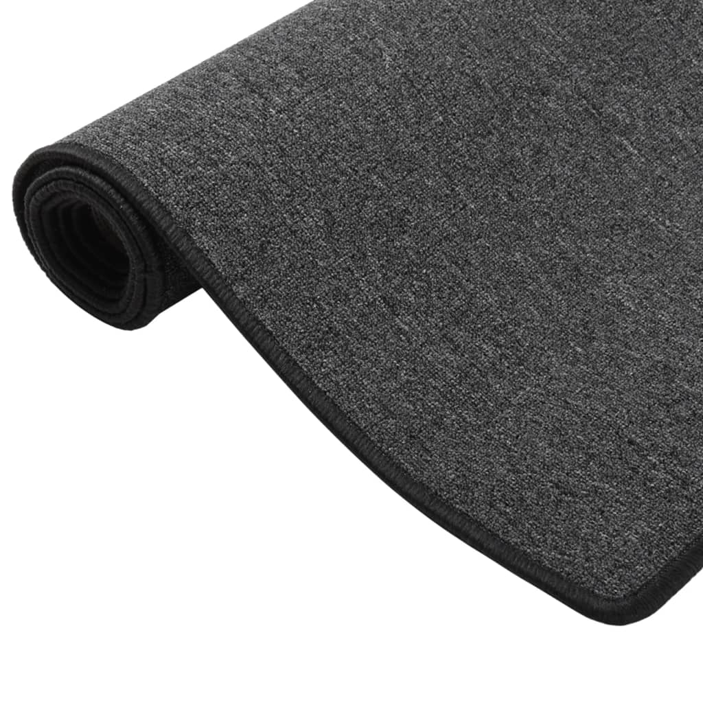 Vidaxl Carpet Runner 50x150 cm Antracite -farget