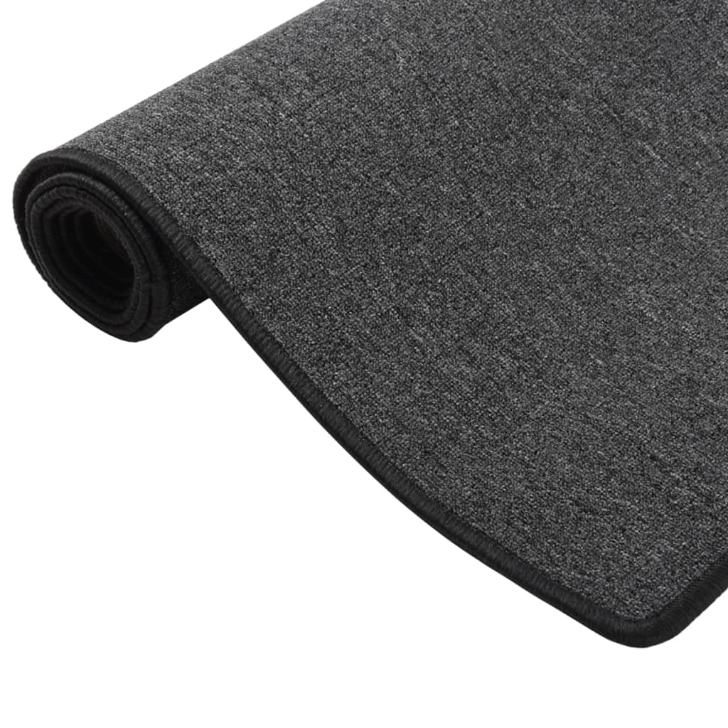 Vidaxl Carpet Runner 50x250 cm Antracite -farget