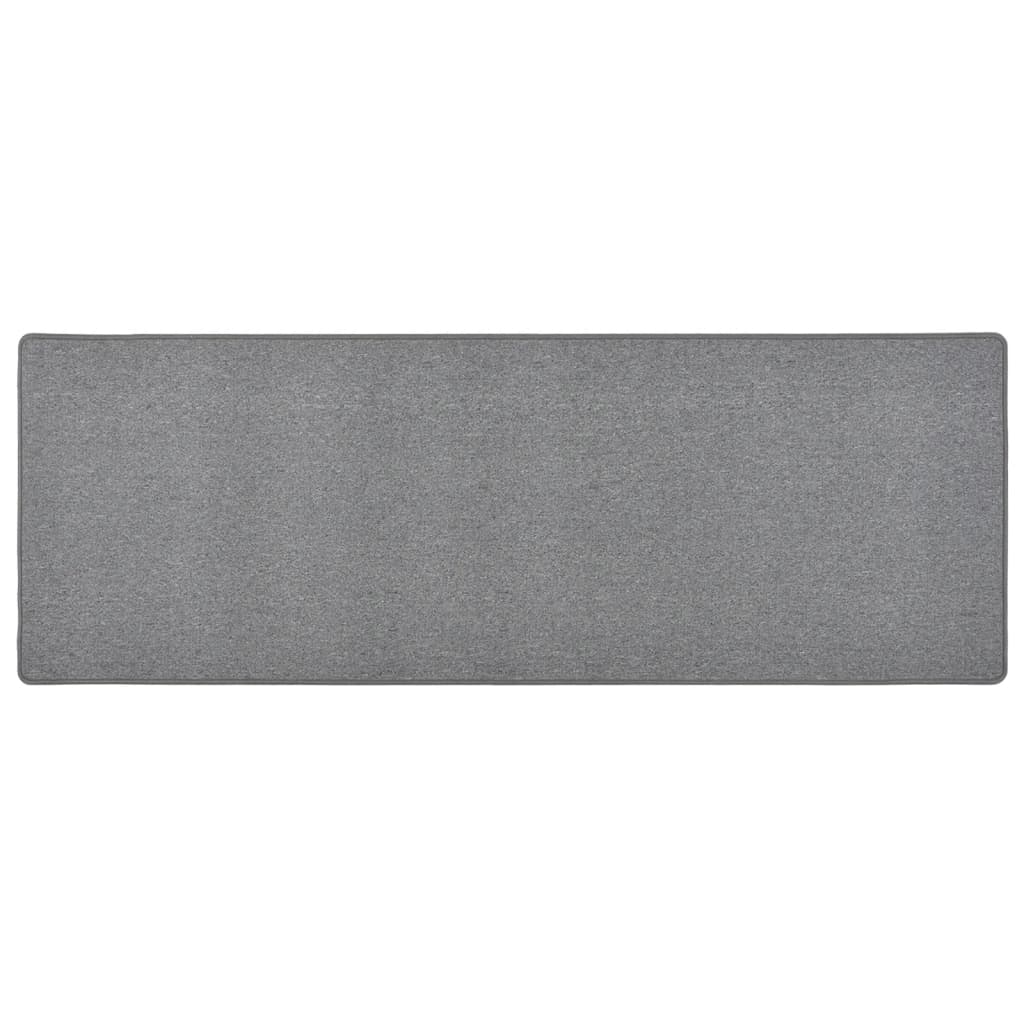 Vidaxl Carpet Runner 80x250 cm Grigio scuro