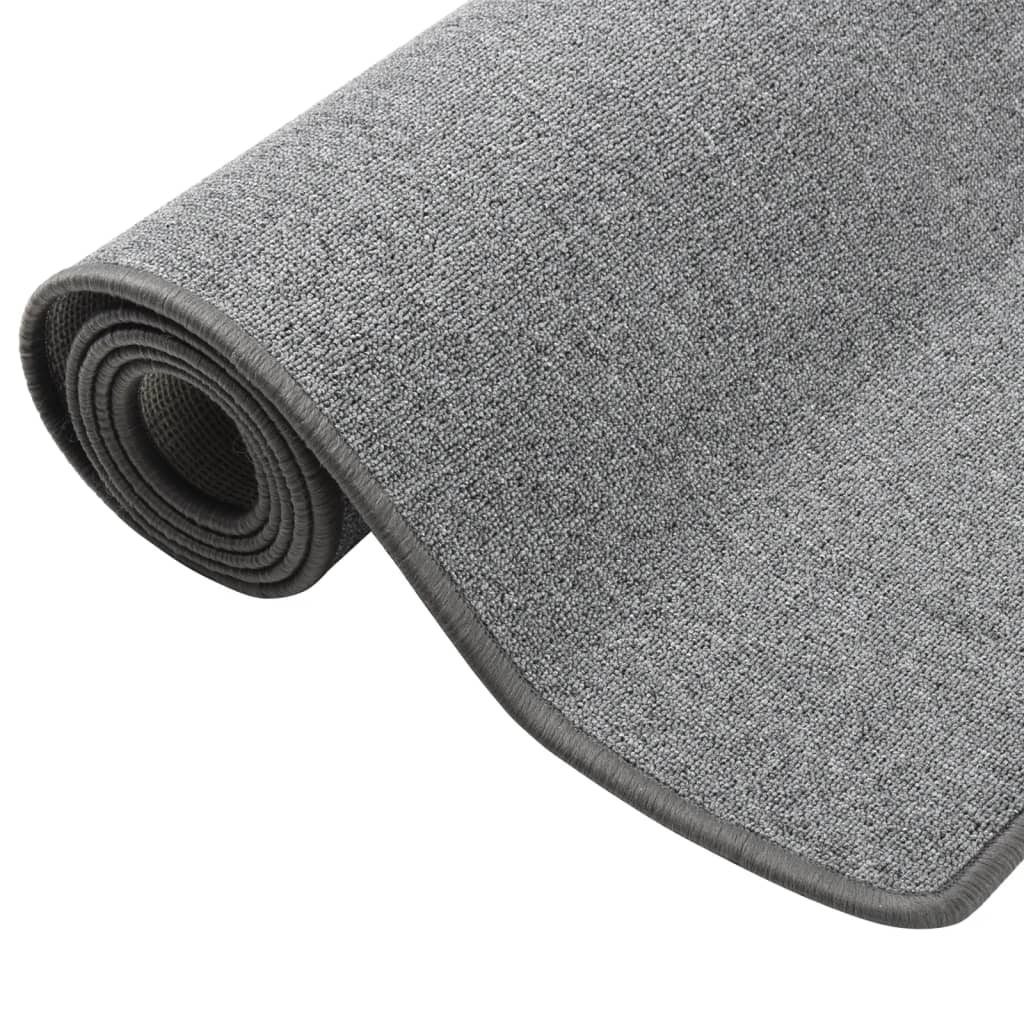 Vidaxl Carpet Runner 80x250 cm Grigio scuro