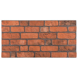 Vidaxl 10 St Wand Panels 3D Terracotta -Colored Brick EPS