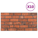 Vidaxl 10 St Wand Panels 3D Terracotta -Colored Brick EPS