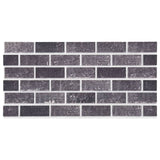 Vidaxl 11 St Wand Panels 3D schwaarz a groer Brick EPS