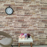 VidaXL 10 St Wall panels 3D Multicolored brick EPS