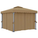 Vidaxl Arbor con tenda 3x3 m in alluminio