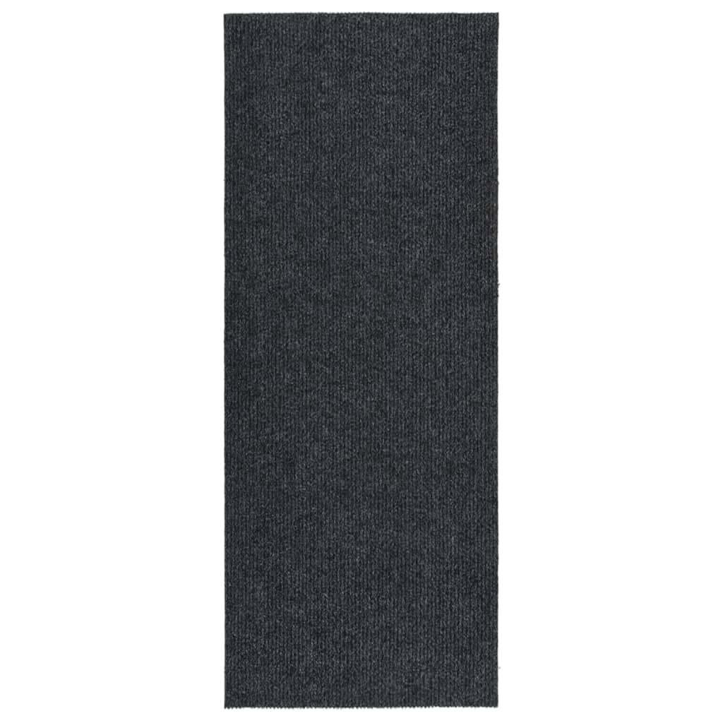 Vidaxl Droogloopmat 100x250 cm Anthracite -färgad