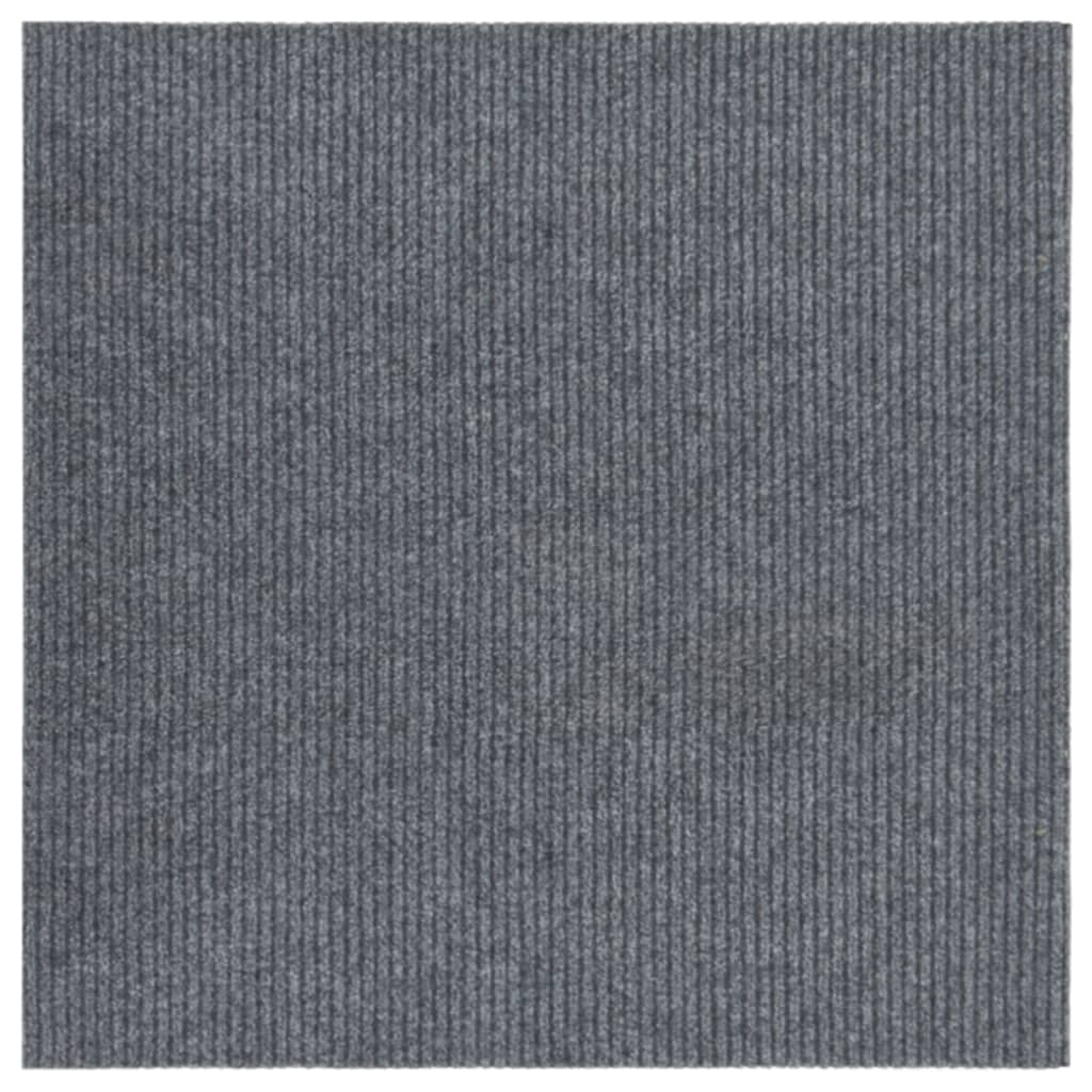 Vidaxl Droogloopmat 100x100 cm Gray