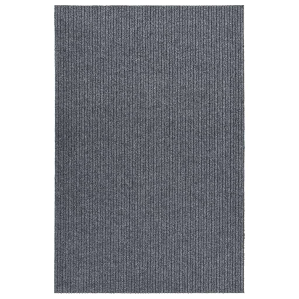 Vidaxl Droogloopmat 100x150 cm Grey