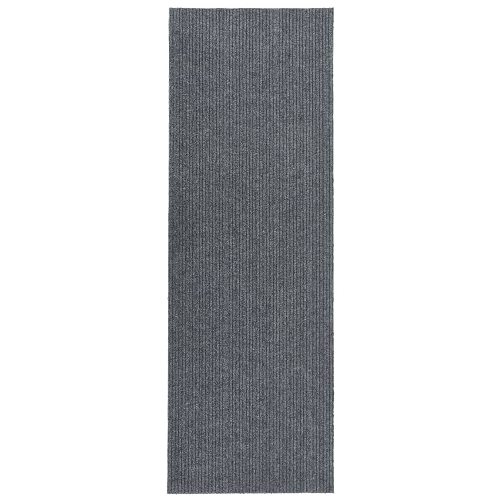 Vidaxl droogloopmat 100x350 cm gris