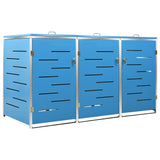 VidaXL Containerberging driedubbel 207x77,5x112,5 cm roestvrij staal