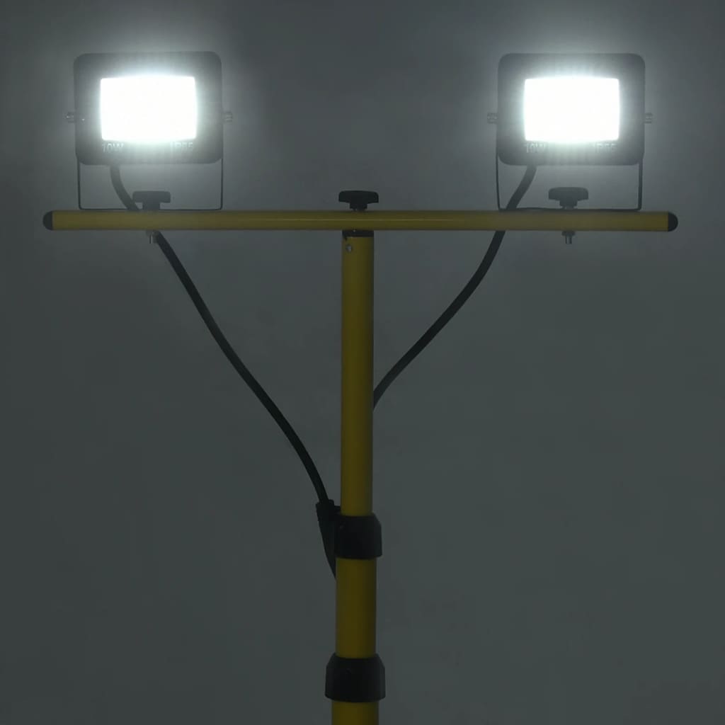 Vidaxl Spotlight med stativ LED 2x10 W Cold White