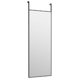 Vidaxl Dier Spigel 30x80 cm Glas an Aluminium schwaarz