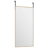 VidaXL Deurspiegel 30x60 cm glas en aluminium goudkleurig