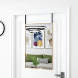 Vidaxl Door Mirror 50x80 cm Glass and aluminum gold colored