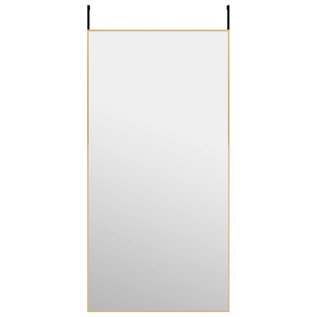 Vidaxl Door Mirror 50x100 cm glass og aluminiumgullfarget