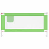 Vidaxl Bedhek Toddler 180x25 cm Tissu vert