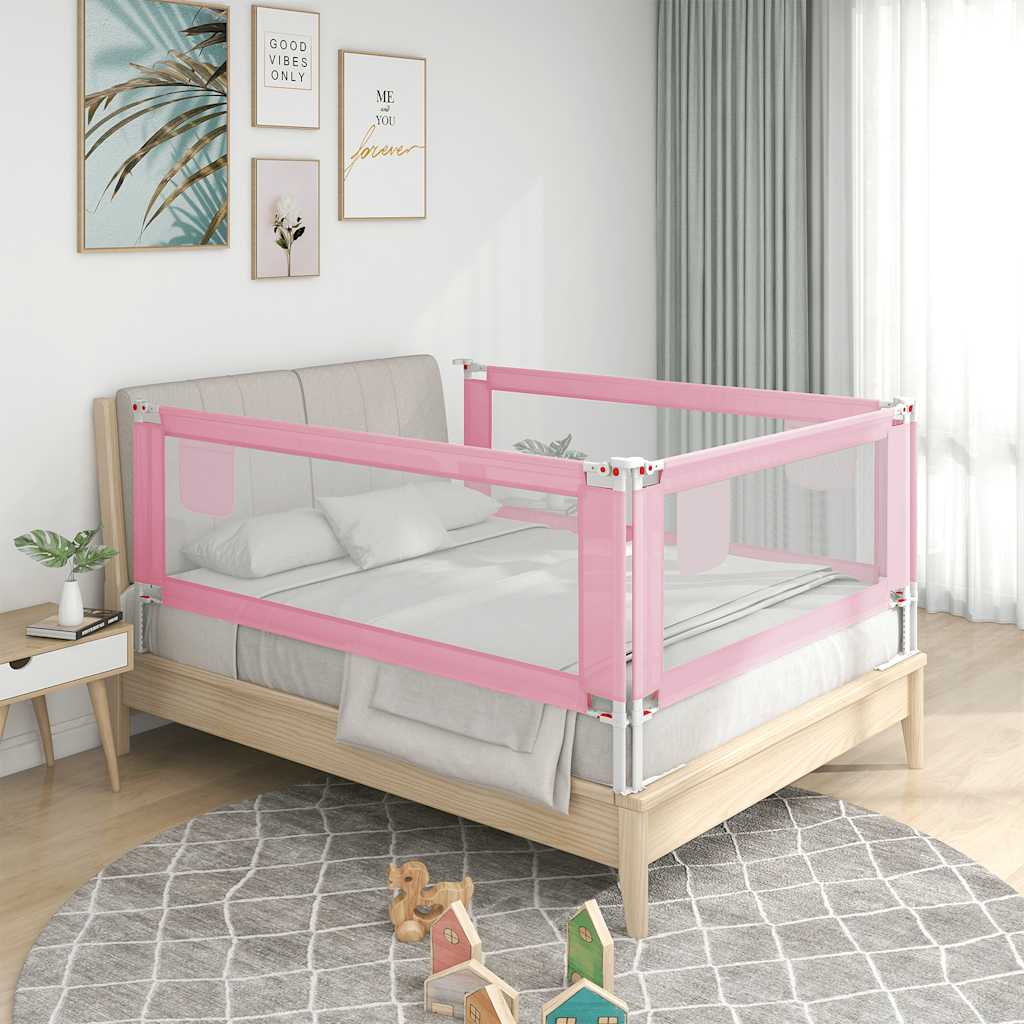 Vidaxl Bed Chart Niño 90x25 cm de tela rosa