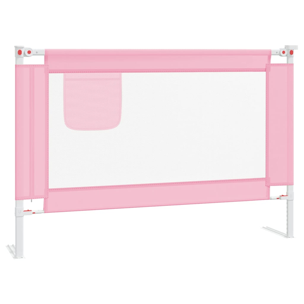 Vidaxl Bed Chart Småbarn 100x25 cm stoff rosa