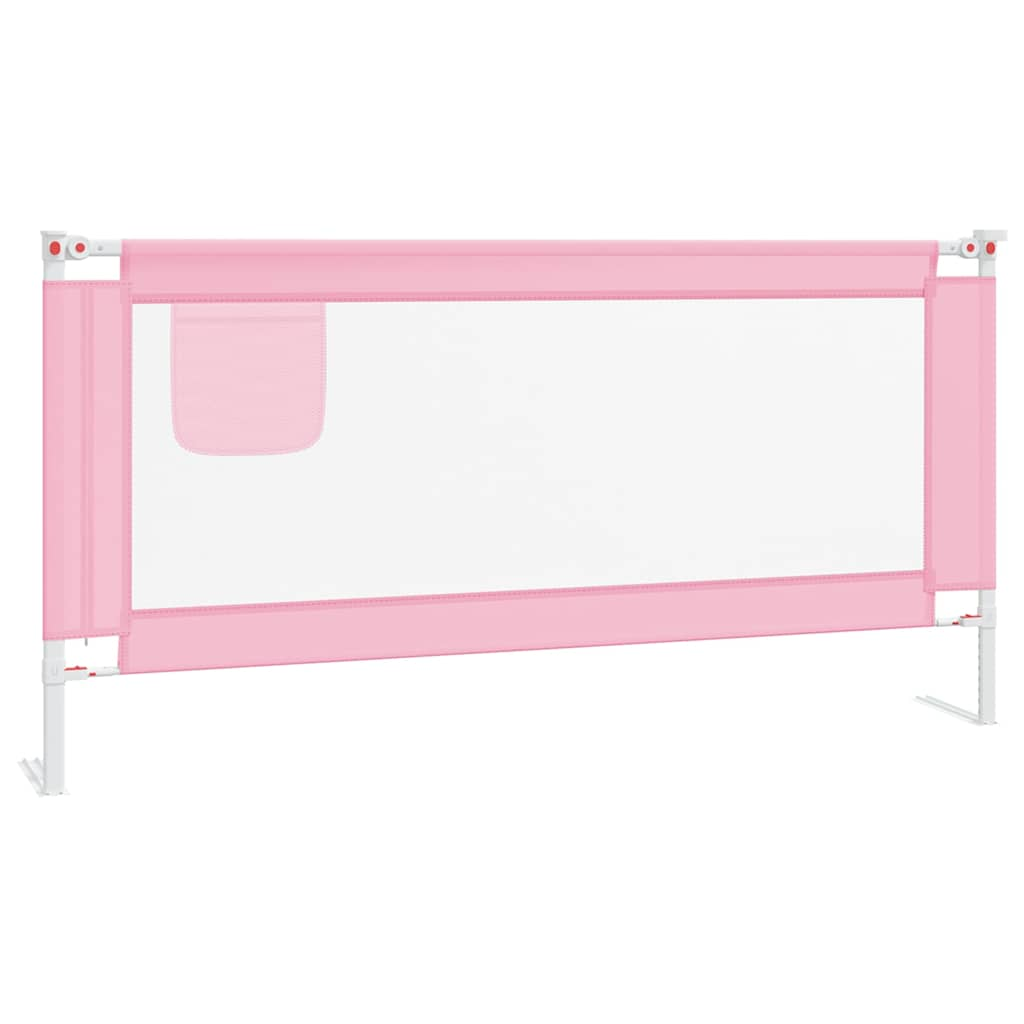 Vidaxl Bettdiagramm Kleinkind 180x25 cm Stoff rosa