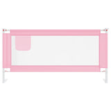 Vidaxl Bettdiagramm Kleinkind 180x25 cm Stoff rosa