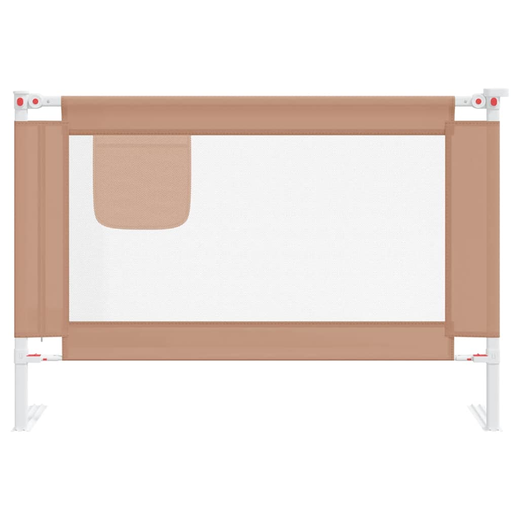 Tableau de lit Vidaxl Toddler 100x25 cm tissu taupe