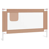 Tableau de lit Vidaxl Toddler 120x25 cm tissu taupe