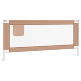 VIDAXL -BED -Diagramm Kleinkind 200x25 cm Stofftaupe