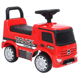 VidaXL Loopauto Mercedes Benz Truck rood