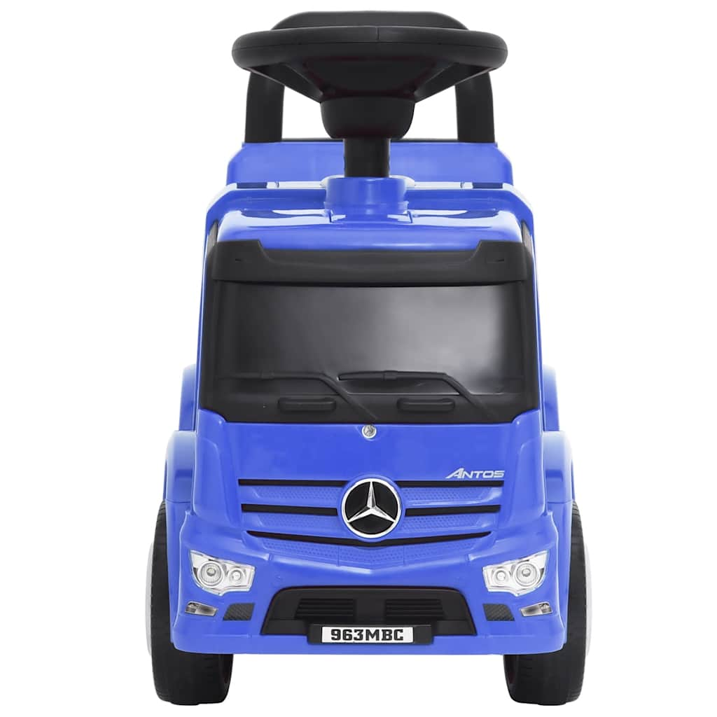 Vidaxl Walking Car Mercedes Benz Truck bleu