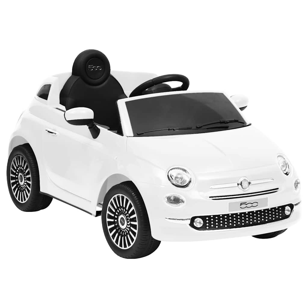 Vidaxl Børnebil Fiat 500 Electric White