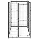 Vidaxl dog kennel for outside 110x220x180 cm steel