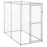 Vidaxl dog kennel for outside 110x220x180 cm galvanized steel