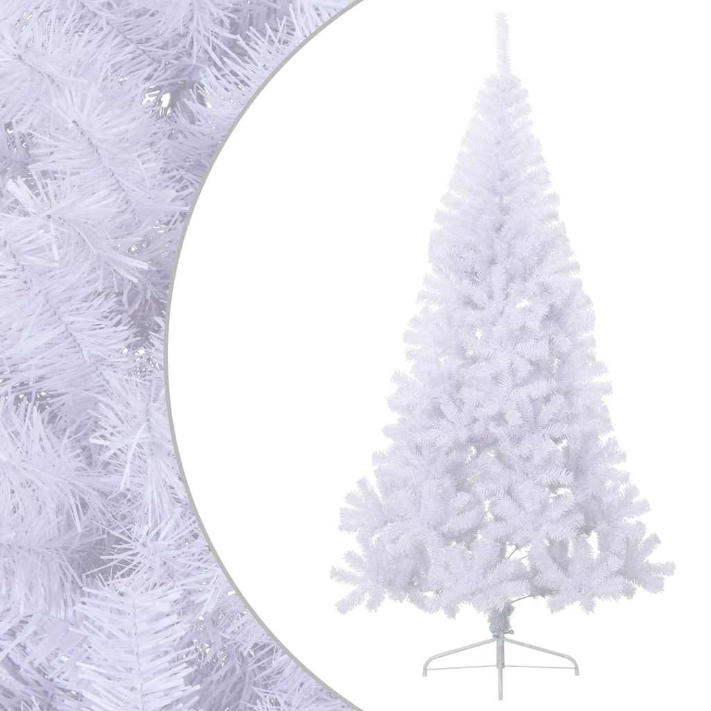 Vidaxl Kunstkerstboom med standard halv 180 cm PVC White