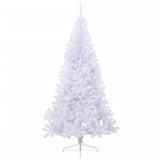 Vidaxl Kunstkerstboom med standard halv 210 cm PVC grønn